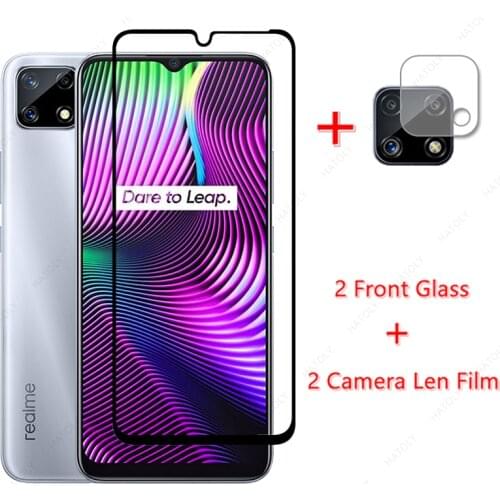 For Realme 7i Glass for Realme 7i Global Tempered Glass Screen Protector Camera Len Film for Realme 7 5G 8 Pro Narzo 30 GT 5G