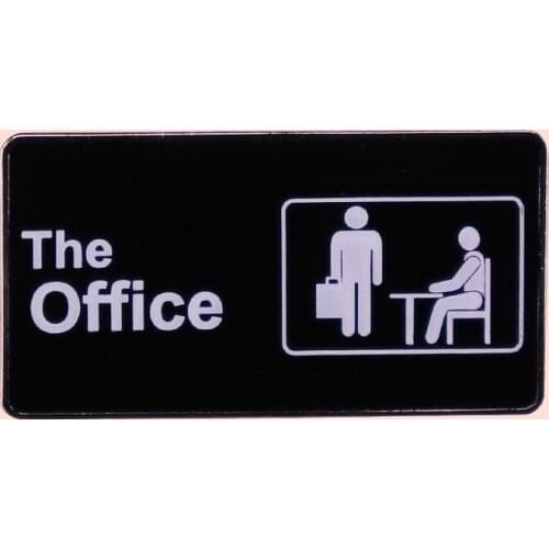 ZF3200 TV Show Jewelry The Office Clothing Accessories Enamel Pin Brooch Creative Denim Coat Lapel Badge Jewelry Gift