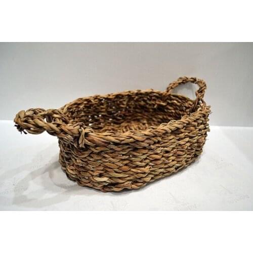 Lady Miss Soaps Oval Handle Bamboo Basket Small Size decorative baskets cestos decorativos декоративные корзины