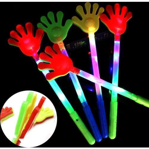 1Pc Flash LED Hands Clap Luminous Clapping Kids Toys Party Concert Supplies for Children boys girls gifts