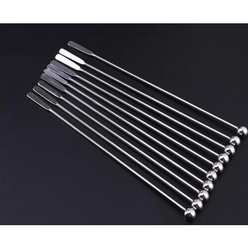 10pcs Swizzle Stick Cocktail Pick #304 Swizzle Stick Stainless Steel Swizzle Stirrer Drink Stirrer Cocktail Pick