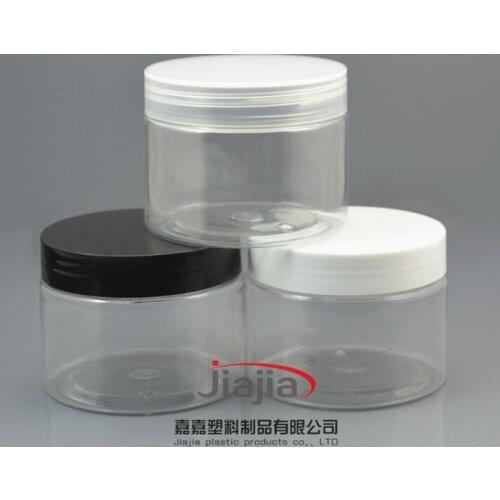 150ml Mask Bottle Plastic 150g Cream cans multi-purpose PET Container Home Storage Airtight Jar with white/black/clear PP lid