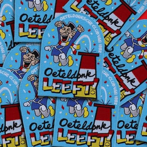 2020 Oeteldonk Embleem Emblemen Frog Carnival for Netherland Iron on Embroidered Clothes Patches for Clothing Wholesale 3