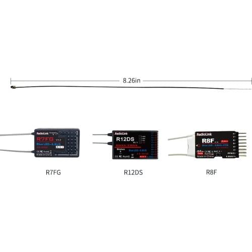 Radiolink R12DS 12CH 2.4ghz Receiver Antenna for Replacement Upgrade 22CM IPEX Connector