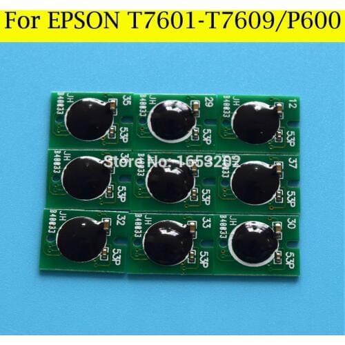 9 Color P600 Cartridge Chip For Epson Stylus PRO P600 Printer