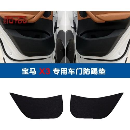 For BMW X3 4pcs Car Inside Door Cover Pad Scratch Protection Anti Kick Pad Car Interior