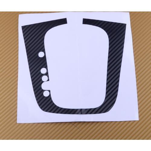 DWCX 1Pc Car Carbon Fiber DSG Gear Shift Knob Panel Decal Sticker Fit For VW Volkswagen Golf MK6 GTI R20 LHD