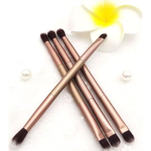 Multifunctional Makeup Brush Double-ended Eyeshadow Brush Eye Shadow Highlighter Nose Eyeliner Lip Brush Cosmetic Beauty Tools