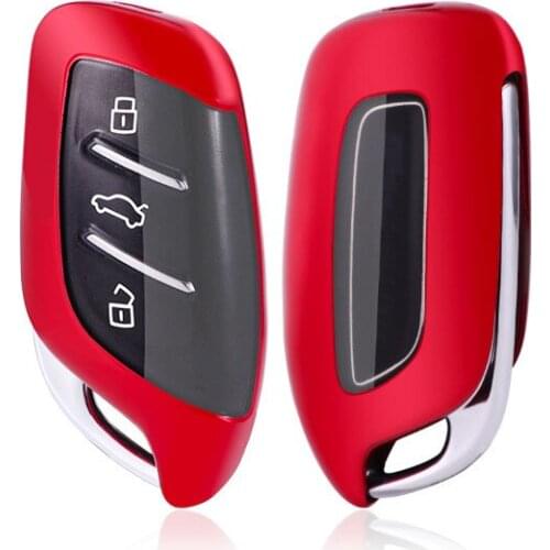 NEW Soft TPU Car Key Case Cover FOB for Roewe RX5 i6 ERX5 i5 RX8 RX3 For MG6 MG ZS EV EZS HS EHS Car Accessories Shell