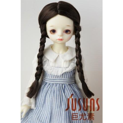 JD103 SD BJD wigs 1/3 Doll Wigs Mid Parting Pony Synthetic Mohair Wig 8-9inch 9-10inch Doll Accessories