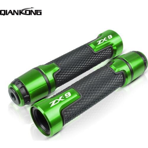 Motorcycle Handle Handlebar Hand CNC Aluminum Bar Grip hand grips For Kawasaki ZX9 1994 1995 1996 1997 1998 1999-2009 ZX-9