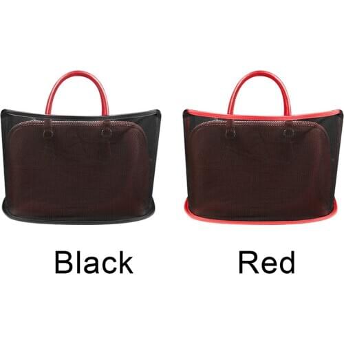 Car Net Pocket Handbag Holder Car Seat Storage Between Seat Storage Pet Net Barrier Dog Net Barrier Auto Interior Accessories