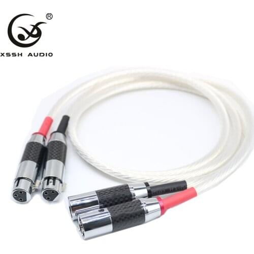 XSSH One Pair FA-220 Hifi XLR Cable High Quality OCC 2 XLR Male to Female Audio Cable