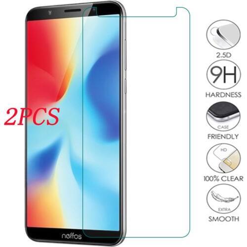 2PCS 9H Tempered Glass for TP-Link Neffos C5A C5s C7A C9A C9 N1 X9 X1 Lite Y5 Y5s C5 Max Protective Film Screen Protector