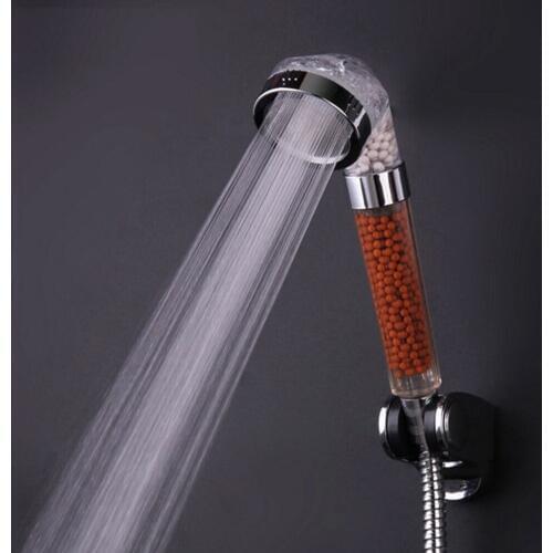 2019 hot sale Bath Shower Head High Pressure Boosting Water Saving Filter Balls Beads Flowery