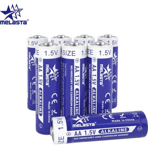40PCS Melasta 1.5V Alkaline AA Battery LR6 Batteries long lasting Double A Battery For Torch Toys Clock MP3 Player