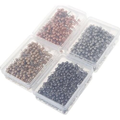 400pcs Round Plastic Head Steel Point Push Pins Map Thumb Tacks Pin Office School Supplies