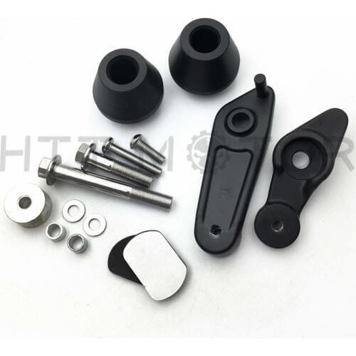 Aftermarket Free Shipping Motorcycle Parts No Cut Frame Slider For Yamaha 2009 2010 2011 2012 YZF R1 YZFR1 YZF-R1 BLACK