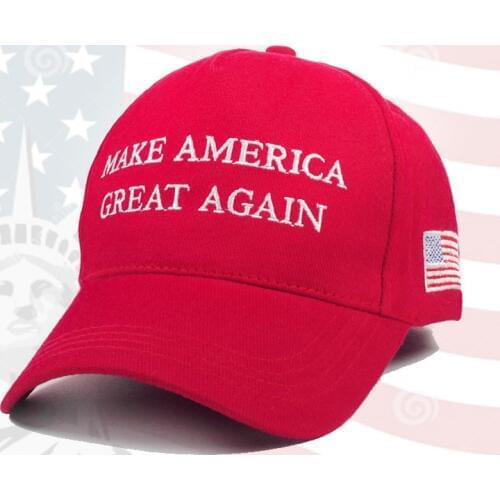 Presidential election advertising cap make america great again baseball cap embroider text cotton red dad hat for men and women