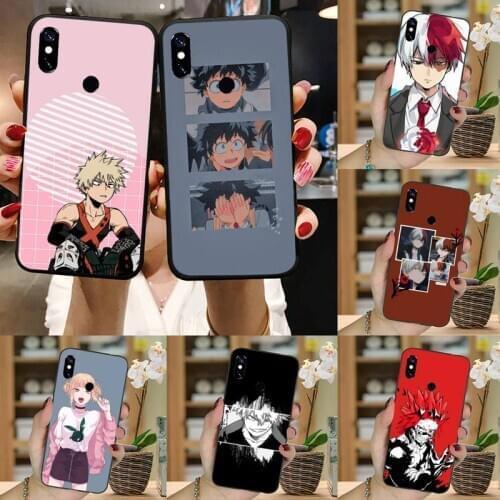 Deku bakugou My hero academia coque cover funda Phone Case For Xiaomi Redmi note 7 8 9 t k30 max3 9 s 10 pro lite