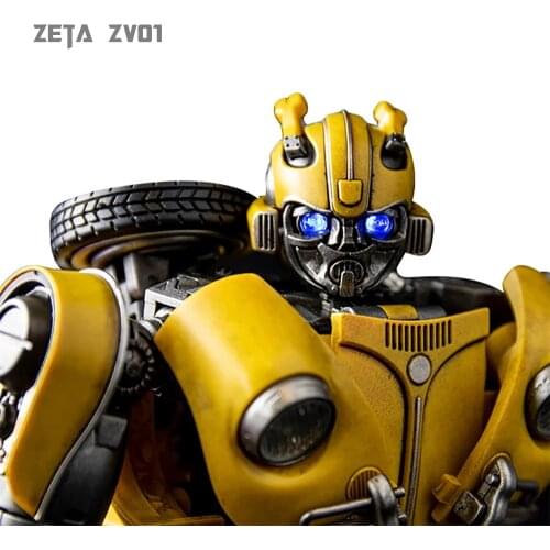 ZETA Transformation ZV01 ZV-01 Bee Pioneer Series With Light Beetle Car Movie Action Figure Collection Model Toys