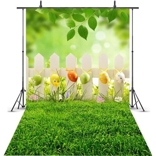 MEHOFOTO Spring Meadow Flowers Easter Eggs Background Photography Backdrop Baby Newborn Child Green Grass Kid Portrait Photo 214