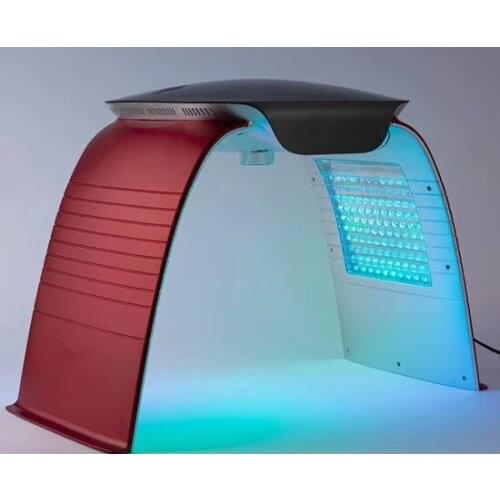 Photon therapy new product color therapy lights led pdt machine with nano mist spa spray hot and cold deep cleaning skin