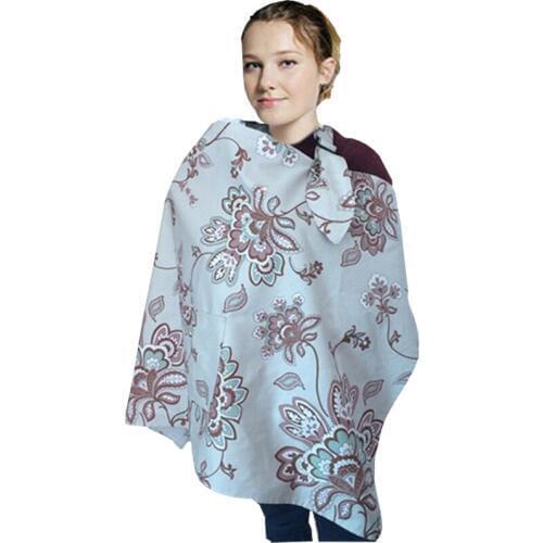 Cotton nursing covers breastfeeding covers nursing apron breast feeding covers with pocket neckline support baby blanket