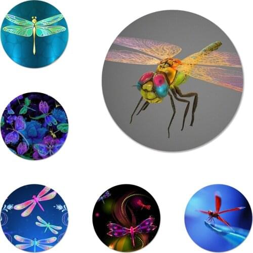 Colorful Dragonfly Icons Pins Badge Decoration Brooches Metal Badges For Clothes Backpack Decoration