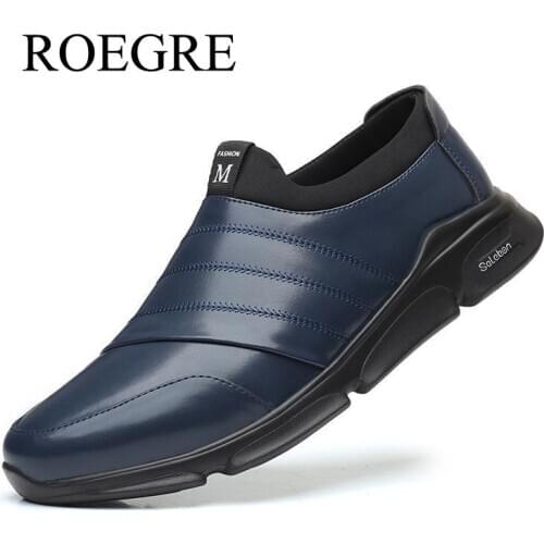 2020 New Fashion Loafers Men Shoes Leather Sneakers Summer Shoes Men Slip on Men Designer Shoes Zapatos Hombre Casual Footwear