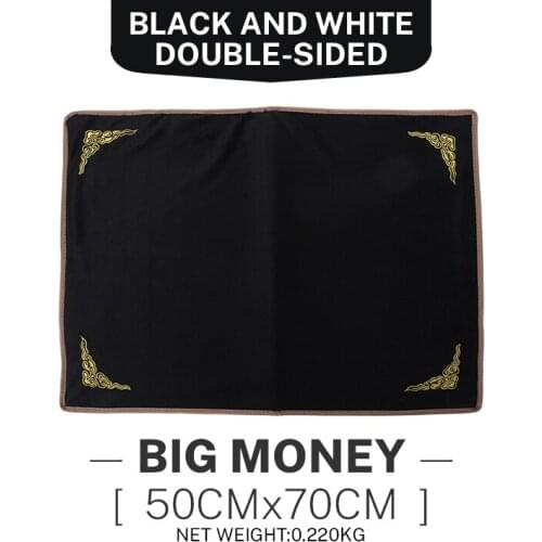 New Black And White Double Sided Embroidery Flannel Jewelry Display Pad For Femal Ring Earring Pendent Bracelet Show Colth