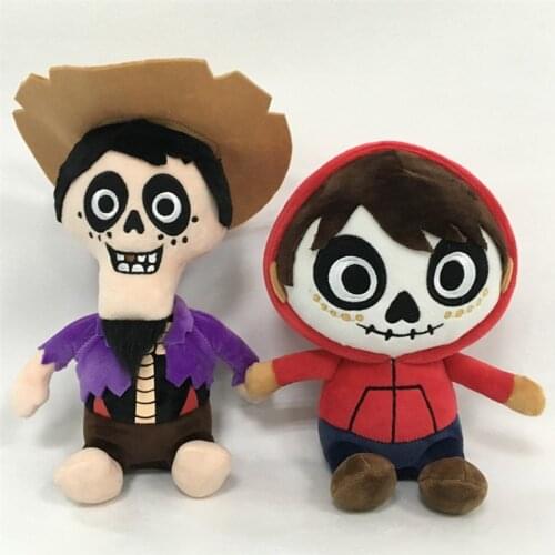 Disney Newest Hot Movies Monster Coco Plush Toys Miguel Hector Cute Cartoon Stuffed Dolls Baby Kids Toys For Childrens Gifts