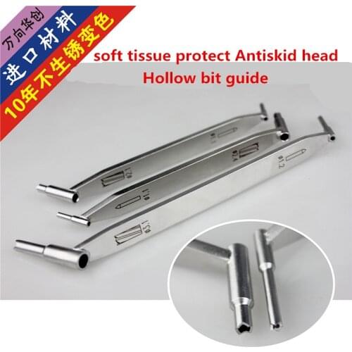Orthopedic instruments medical headless compression double head screw hollow nail double head drill guide needle hollow drill gu