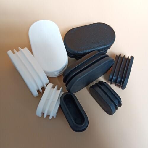 Oval plastic square tube stainless inner plug tube plug rubber pad steel tube plug head plug desk and chair foot plug