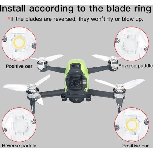 Suitable for DJI FPV penetrating table propeller transparent propeller Kano propeller drone accessories