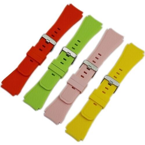 22mm For Samsung Gear S3 Frontier Classic Silicone strap For Huawei Watch GT Sports Strap Replacement Watches Bands Wristband