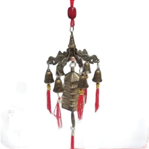 China Light Tower Wind Bell Tower With Six Bells Meshach Wangcai Angle Most Powerful Bells