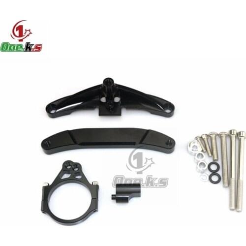 Universal Motorcycle Adjustable Steering Damper Stabilizer Mounting Bracket For YAMAHA FZ1 N.S FAZER 2006-2016