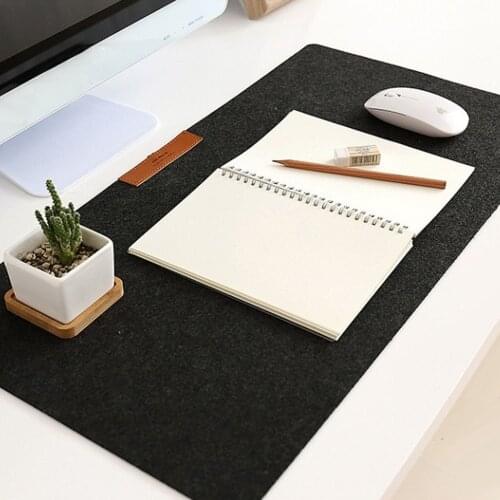 Vococal 24.8 x 13 Inch Large Modern Non-Slip Felt Mouse Pad Game Mousepad Laptop Computer Table Desk Cushion Mat for Home Office