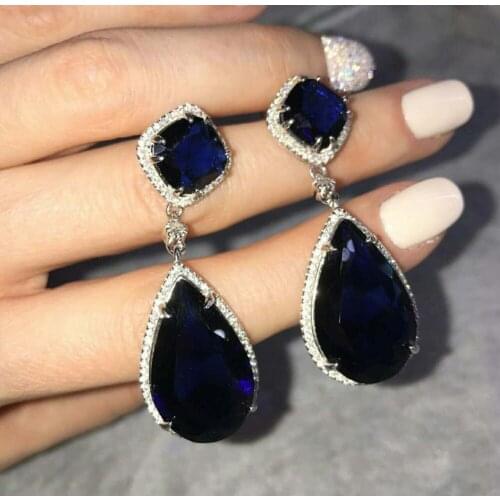 Xb466 Luxury Designer Fashion 925 Sterling Silver Jewelry zirconia star shape bg