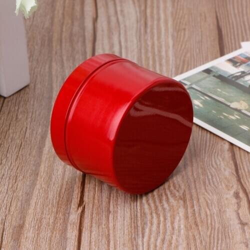 50ml Mini Tin Tea Storage Box Round Metal Case Wedding Favor Organizer Container