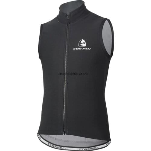 Etxeond Sleeveless Cycling Vest Summer Racing Bicycle Clothing 100% Polyester Bike Clothes Hombre Maillot Roupa Ciclismo