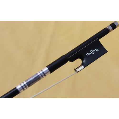 1 PC violin bow, carbon fiber violin bow,4/4 violin accessories, carbon fiber flower bow bow, musical notes
