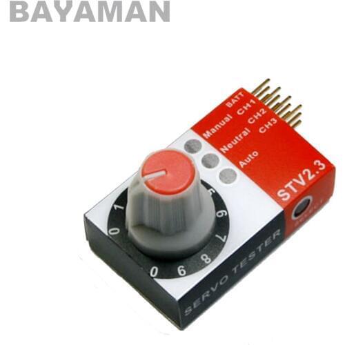 2pcs Mini Servo Tester 4.8V to 6.0V STV2.3 BEC Tester for RC Multicopter Drones