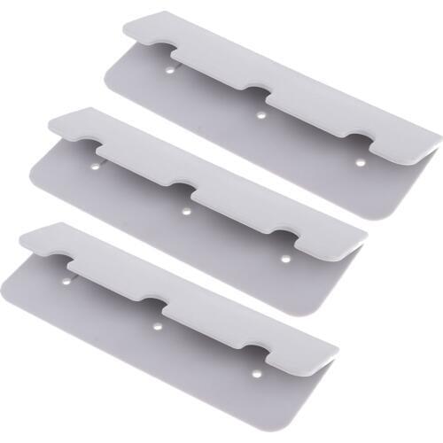 3x Durable Inflatable Boat Rib Dinghy Kayak Seat Hook Clip Brackets Marine Gray