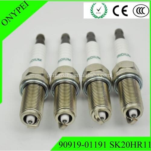 90919 01191 SK20HR-11 Iridium Spark Plug For Toyota Tacoma Tundra Lexus LX570 90919-01191 SK20HR11 9091901191 SK20HR 11