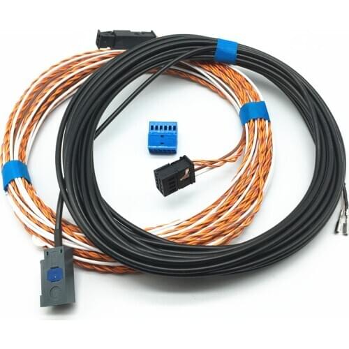 Car Buckle Rear View Reversing HighLine Camera Cable Wiring Harness For MIB Tiguan A4 A5 B9 Q2 Q3 Q5 Q7 A3 8V Octavia SUPERB