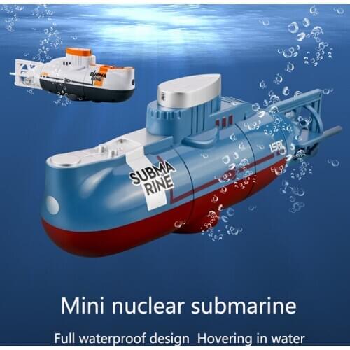 Remote control submarine childrens diving aquarium toy Mini military model remote control simulation nuclear submarine