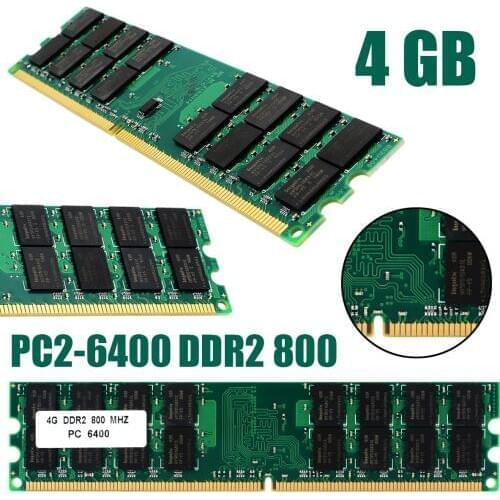 For AMD mainboard chipset CPU 1pc Professional 4GB PC2-6400 DDR2 800MHZ Memoria Ram Non-ECC 240 Pins Memory RAMs Pohiks