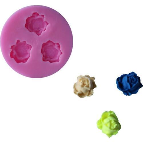 Cake Mold 3D Shape of Flowers Fondant Cake Decorating Tools,Silicone Soap Mold,Fondant Cake Decorating Tools